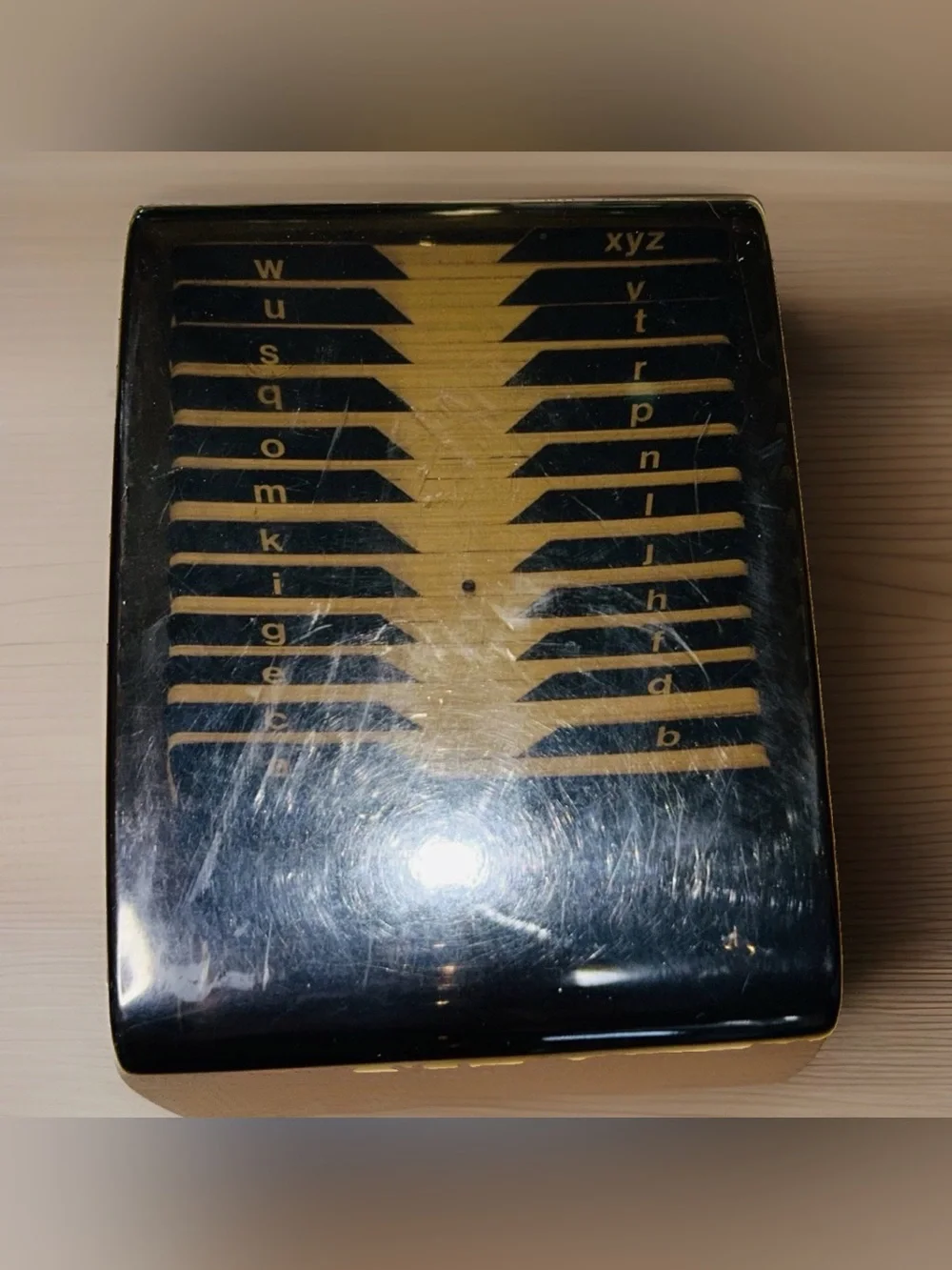Vintage 1983 Eldon Office Products Rolodex Black and Clear in Color Blank Cards